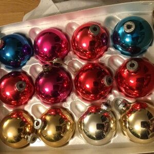 Assorted Vintage Glass Ornaments